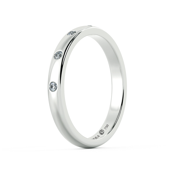 Nhẫn trơn cho nữ có đai nhẫn cầu kỳ hơn